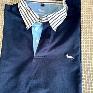 Harmont & Blaine Men's golf polo size XL navy